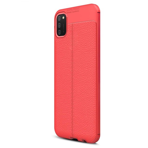 CaseUp Samsung Galaxy A02s Kılıf Niss Silikon Kırmızı 2